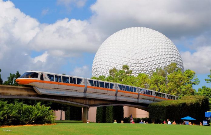 monorail at epcot