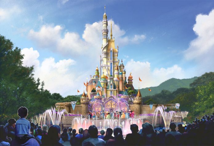 Hong Kong Disneyland new castle