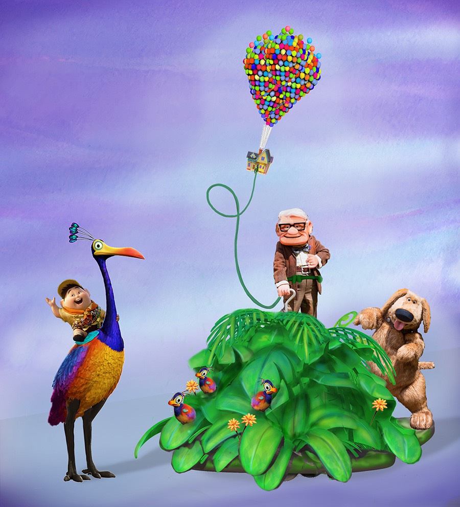 Pixar Play Parade concept art Up