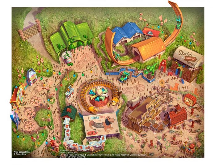 Shanghai Disneyland Toy Story Land concept art