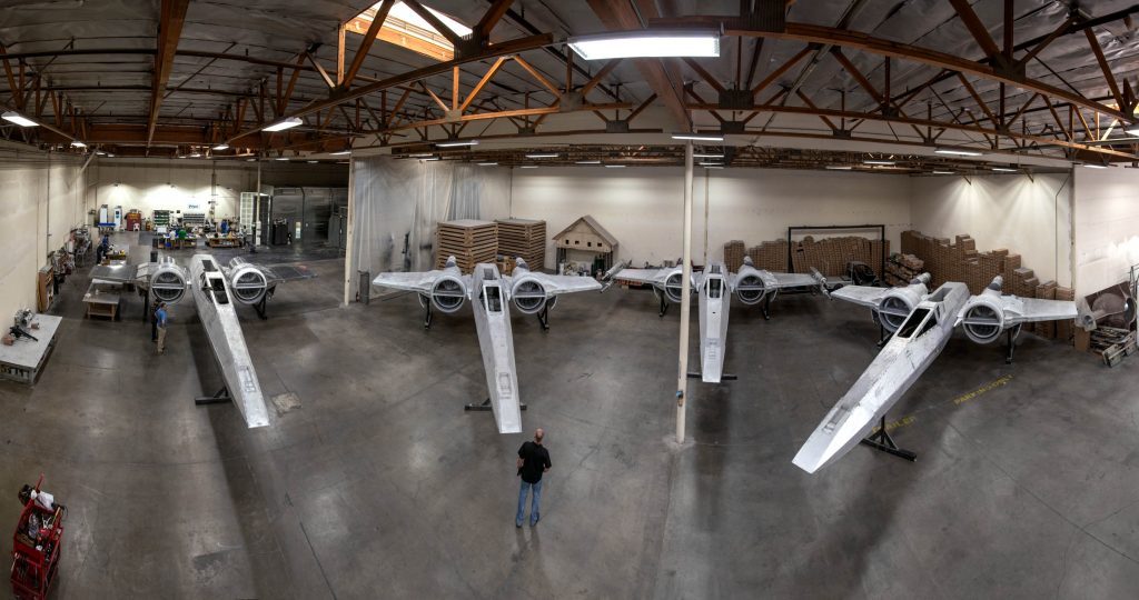 Star Wars Galaxy's Edge X-wing fleet