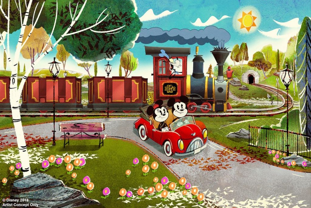 Mickey and Minnies RunawayRailway concept art