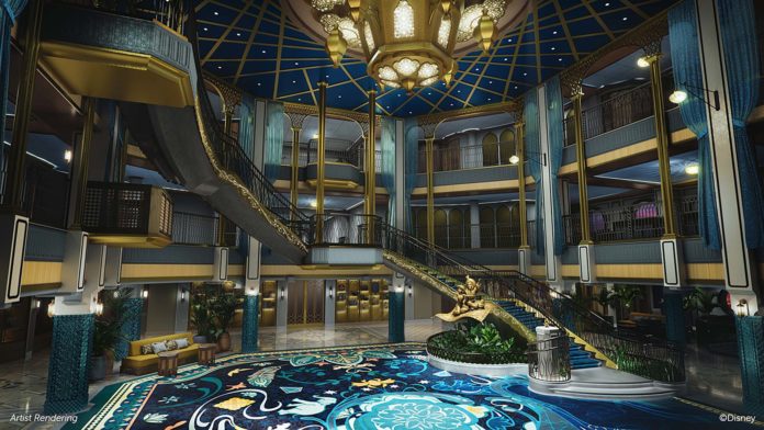 Disney Treasure Grand Hall concept art